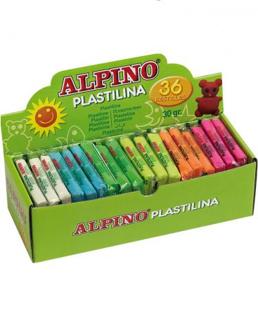 Alpino пластилина 6 цветов 1 080 гр Alpino (Альпино)