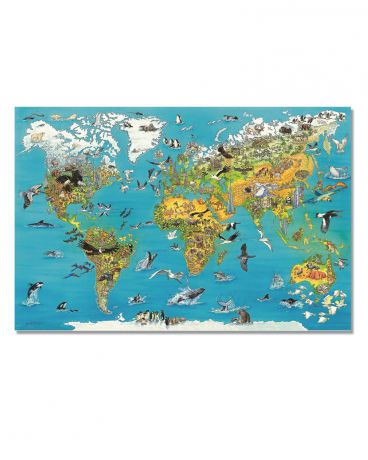 Ravensburger Карта мира с животными 5000 шт.
