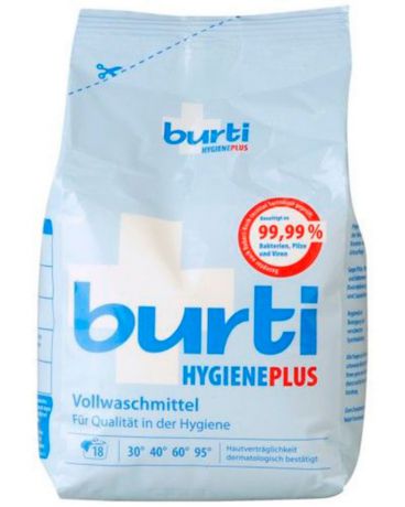 Burti Универсальный для белого белья с дезинфицирующим эффектом 1,1 кг Hygiene Plus
