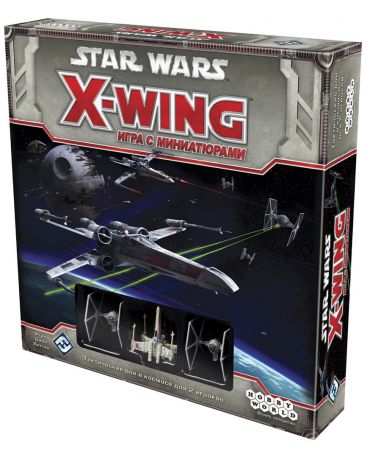 Hobby World с миниатюрами Star Wars X-wing