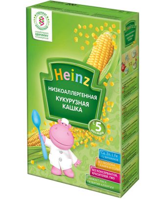 Heinz безмолочная низкоаллергенная кукурузная