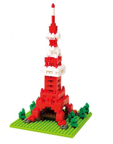 Playlab Телебашня Tokyo Tower NanoBlocks (Наноблоки)