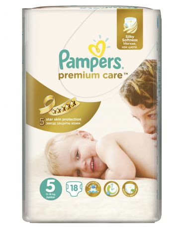 Pampers Premium Care Junior 11-18 кг 18 шт