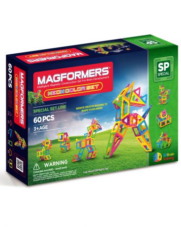Magformers магнитный Neon color set 60