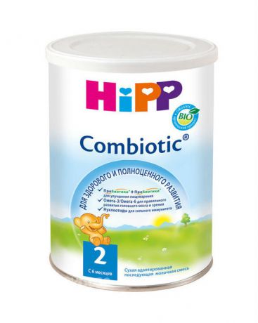 Hipp молочная Сombiotic 2, 350 г