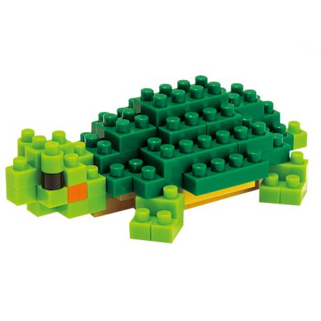 Playlab Красноухая черепаха NanoBlocks (Наноблоки)