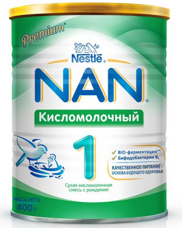 NAN кисломолочная 1, 400 г