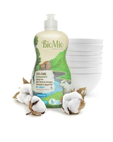 BioMio для мытья посуды, овощей и фруктов без запаха экологичное BioMio