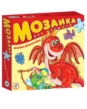 Дрофа-Медиа Мозаика для малышей Веселые дракончики