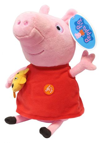 Свинка Пеппа Пеппа с игрушкой 30 см озвученная Peppa Pig