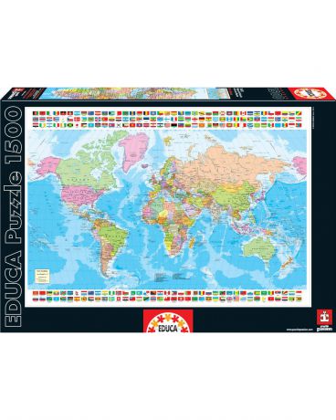 Educa Карта мира 1500 деталей