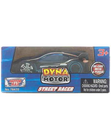 MotorMax Машинка будущего 1:64 Dyna Motor черная Motormax