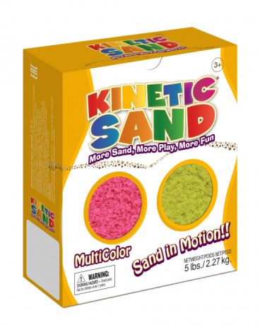 Kinetic Sand Waba Fun 2,27 кг розовый, желтый