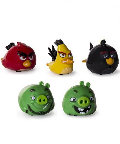 Angry Birds из 5 игрушек на колесах