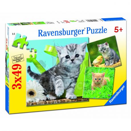 Ravensburger 3 в 1 Отважный котенок