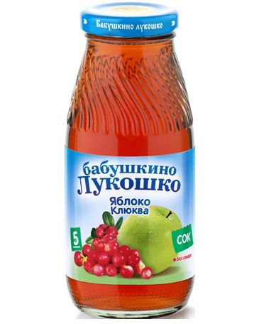 Бабушкино Лукошко яблочно-клюквенный 200 г