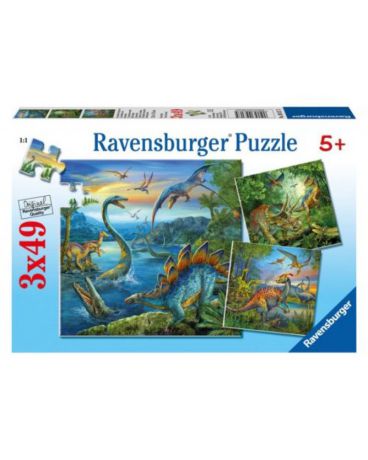 Ravensburger 3 в 1 Динозавры