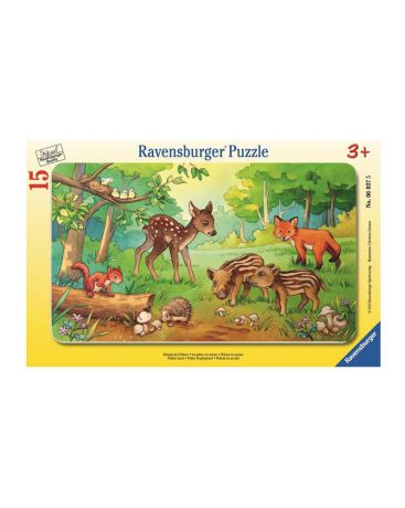Ravensburger В рамке Детеныши животных в лесу 15 шт.