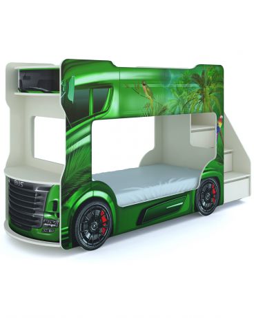 Vivera двухъярусная Автобус зеленая