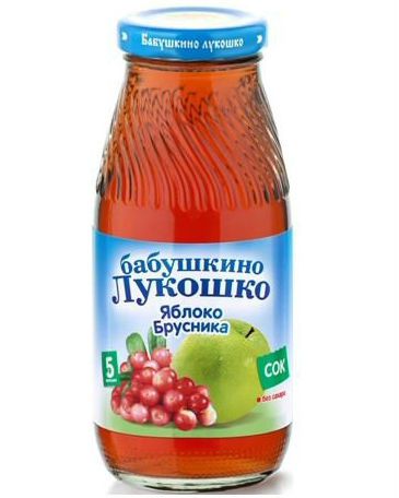 Бабушкино Лукошко яблочно-брусничный 200 г