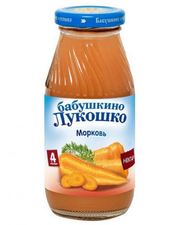 Бабушкино Лукошко морковный с мякотью 200 г