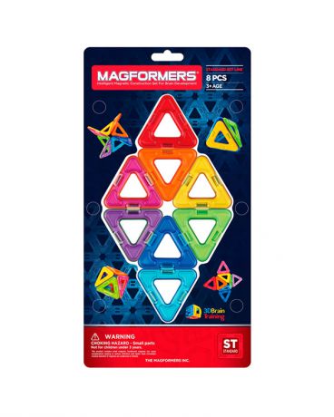Magformers магнитный Треугольники 8 деталей
