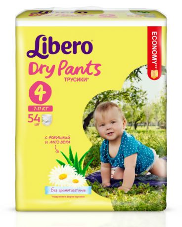 Libero Dry Pants Size 4 (7-11 кг) 54 шт