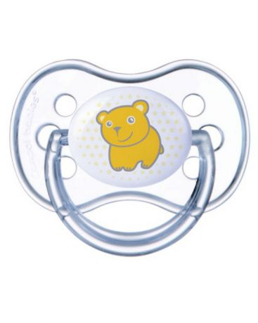 Canpol Babies силиконовая Transparent круглая 6-18 желтая