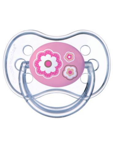 Canpol Babies силиконовая Newborn baby симметричная 0-6 розовая