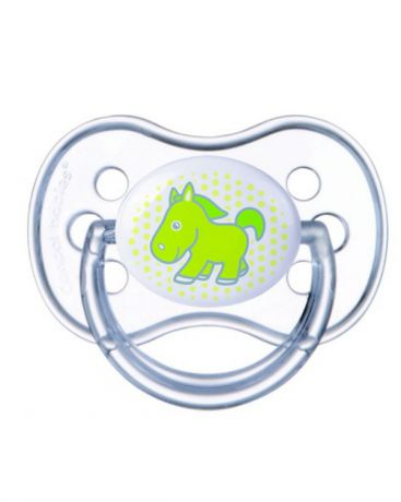 Canpol Babies силиконовая Transparent круглая 6-18 зеленая