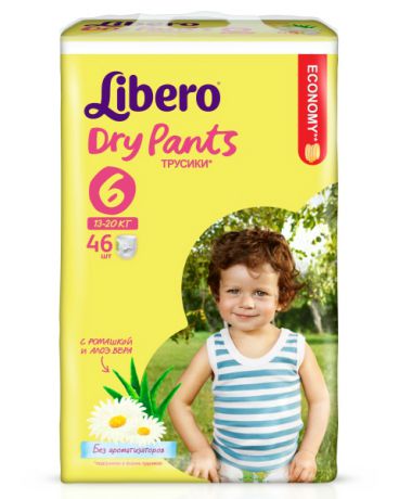 Libero Dry Pants Size 6 (13-20 кг) 46 шт