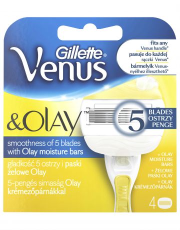Gillette + Venus Venus Olay для бритья 4 шт