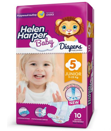 Helen Harper Baby Junior (11-25 кг) 10 шт