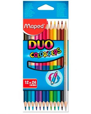 Maped Color Peps 24 цвета двусторонние