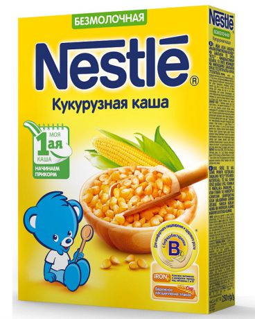 Nestle кукурузная безмолочная с бифидобактериями