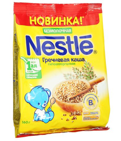 Nestle гречневая безмолочная гипоаллергенная 160 г