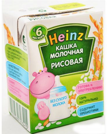 Heinz молочная готовая рисовая 200 г
