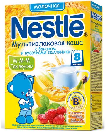 Nestle молочная мультизлаковая с бананом и бифидобактериями 250 г