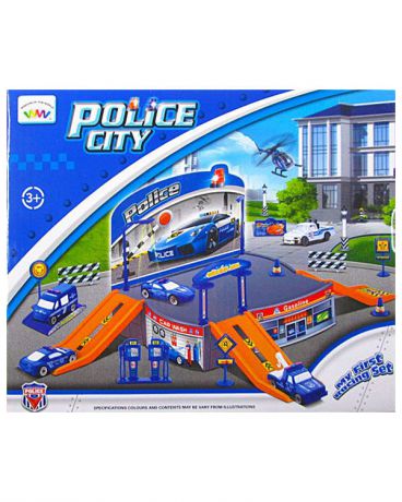 Shantou Gepai Полицейская станция с 2-мя машинами