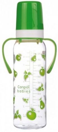 Canpol Babies тритановая 250 мл с ручками зеленая