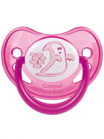 Canpol Babies Night Dreams анатомическая силиконовая 6-18 розовая