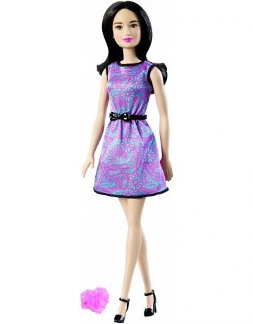 Barbie Барби в сиреневом платье с поясом