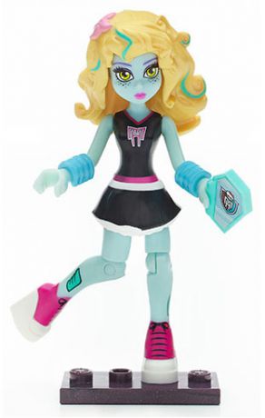 Mega Bloks Monster High Персонажи-монстры Лагуна Блю 13 деталей