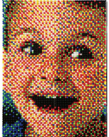 Quercetti пиксельная Фото 6400 деталей
