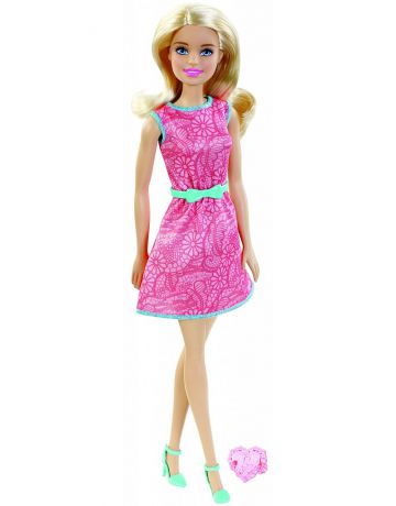 Barbie Барби в розовом платье с поясом