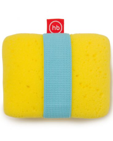 Happy baby Sponge+ с эластичным фиксатором на руку yellow