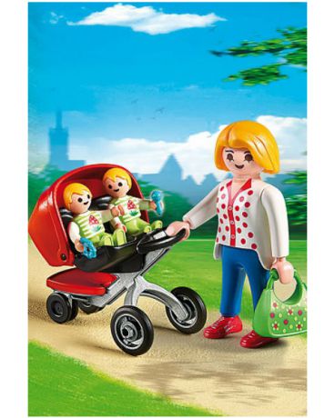 Playmobil Мама с близнецами в коляске