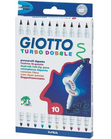 Giotto Двусторонние Turbo Dobble 10 цветов