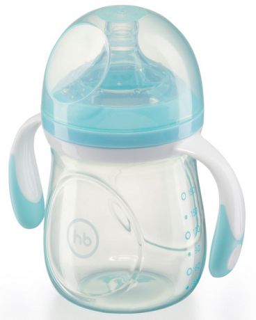 Happy baby Anti Colic Baby Bottle с ручками 180 мл голубая