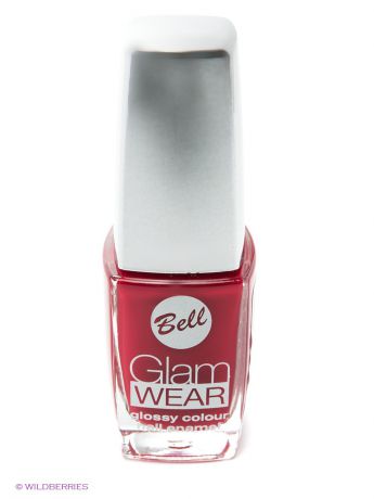 Bell Устойчивый лак для ногтей с глянцевым эффектом "Glam Wear", тон 406